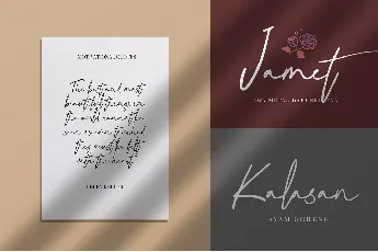 Natural Signature font