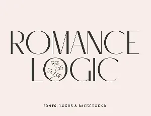 Romance Logic font