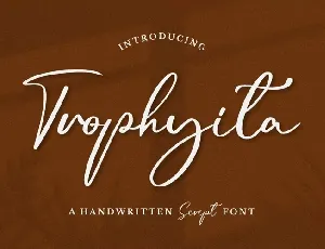 Trophyita font