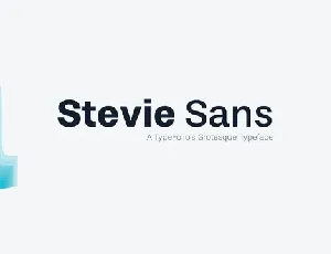 Stevie Sans font