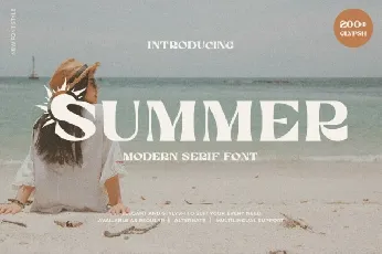 Summer Serif font