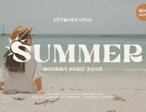 Summer Serif font