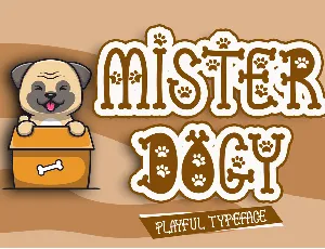 Mister Dogy font