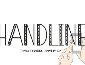 Handline Display Typeface font