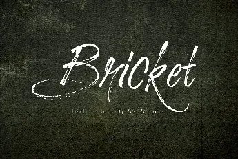 BRICKET font