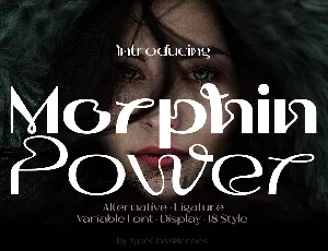 Morphin Power Demo font