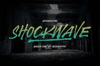 SHOCKWAVE FREE font