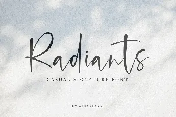 Radiants font