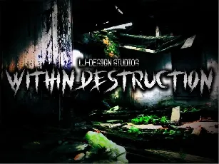 within destruction font