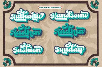 Radhen Retro font