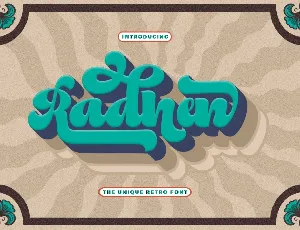 Radhen Retro font