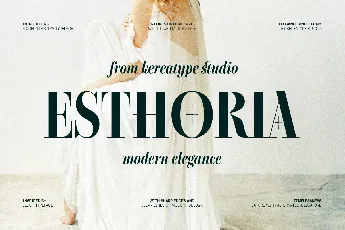 Esthoria Demo font