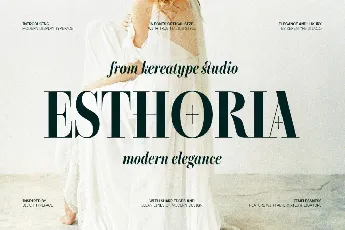 Esthoria Demo font