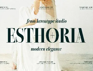 Esthoria Demo font