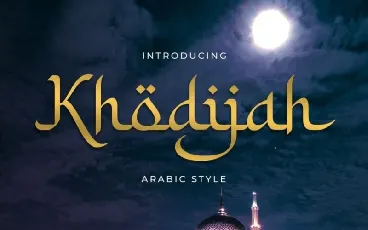 Khodijah Arabic Style Display font