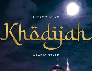 Khodijah Arabic Style Display font