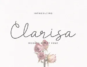 Clarisa font