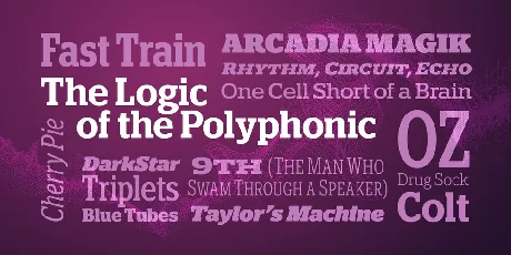 Polyphonic font