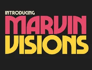 Marvin Visions font