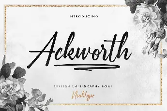 Ackworth Demo font