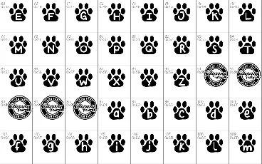 Kitty Paw Demo font