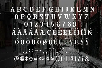 Road Shot font