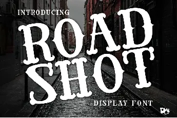 Road Shot font