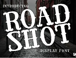 Road Shot font