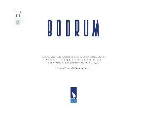 Bodrum font