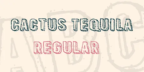 Cactus Tequila font