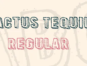 Cactus Tequila font