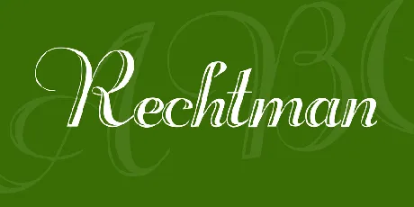 Rechtman font