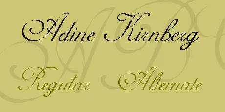 Adine Kirnberg font