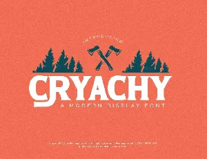 Cryachy font