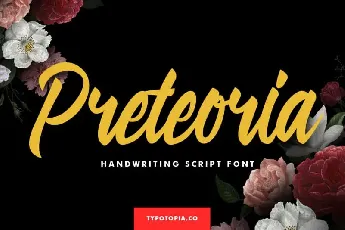 Preteoria Script font