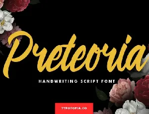 Preteoria Script font