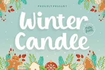 Winter Candle Bold Script font