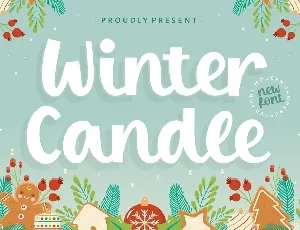 Winter Candle Bold Script font