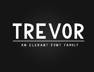 Trevor Sans Serif Family font