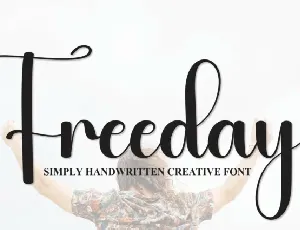 Freeday Script font