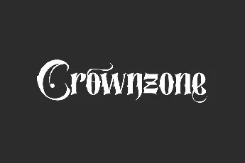 Crownzone Demo font