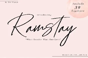 Ramstay font