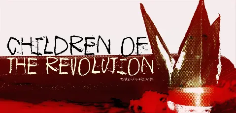 Children of the revolution font