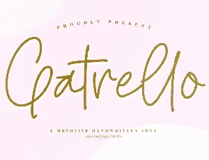 Gatrello font