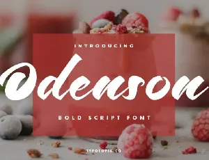 Odenson Script font