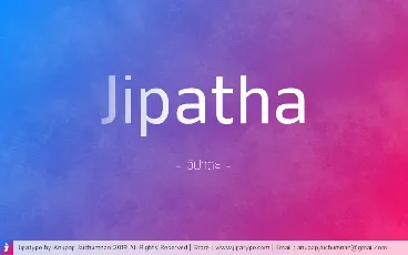 Jipatha Sans font