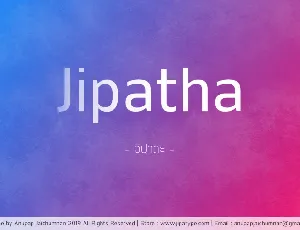 Jipatha Sans font