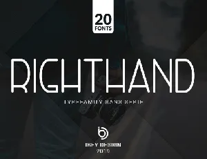 Right Hand font