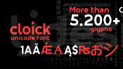 Cloick font