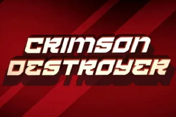 Crimson Destroyer Family font